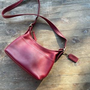 Vintage Coach Legacy Purse 9136 Red